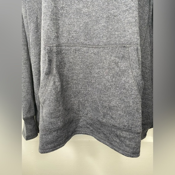 PHILOSOPHY NWT Gray Women's Sweatshirt with Pouch - Picture 2 of 7